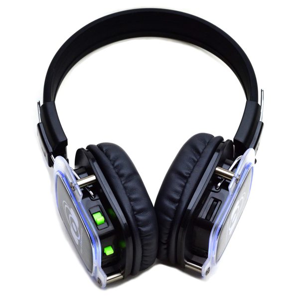 casques silent disco glow-LED