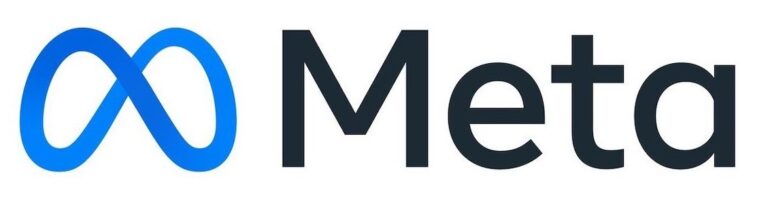 meta logo white