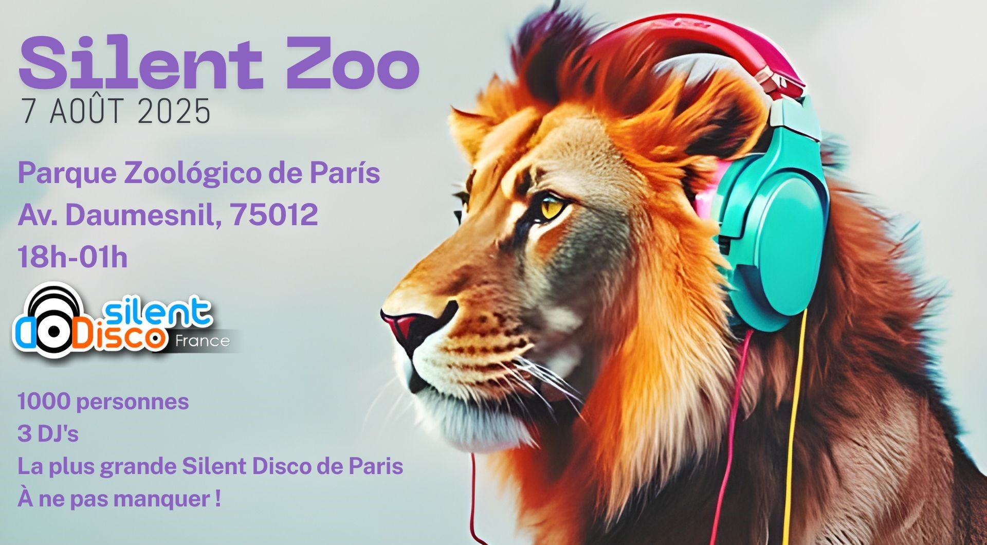 Blog - Silent Zoo 2025 – Expérience Silent Disco au Zoo de Vincennes