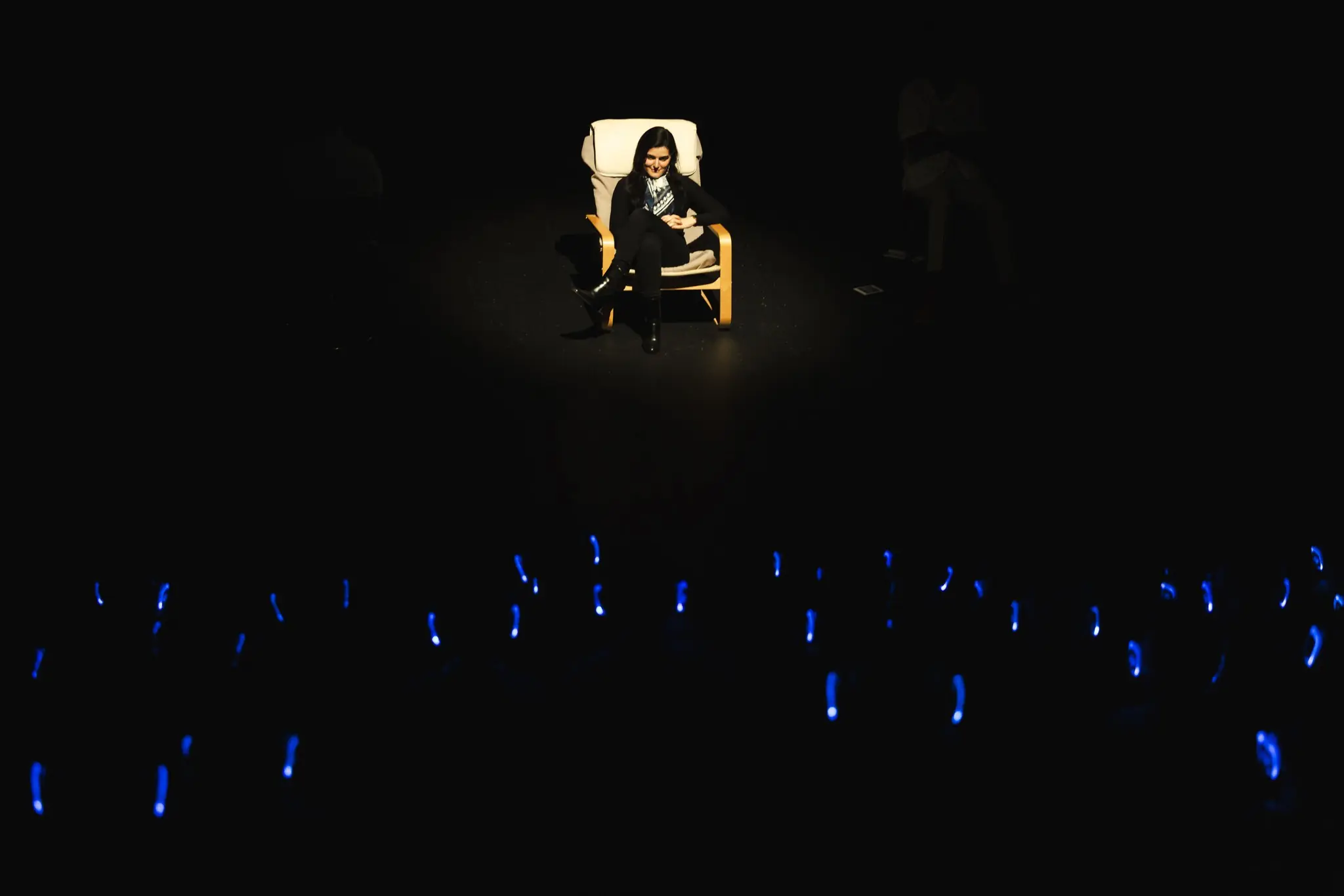 Lecture dans le noir – Théâtre Silent Disco France