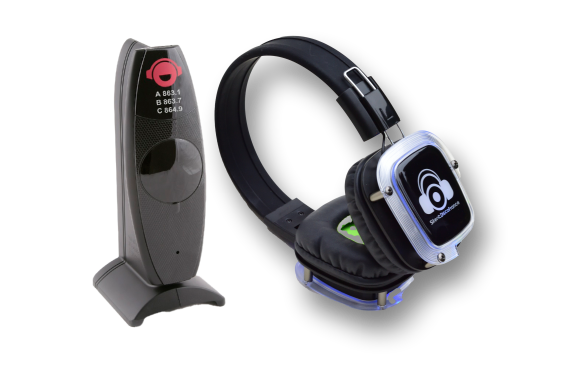 Pack Promo Casques Glow-LED avec Émetteur Tour – Silent Disco France